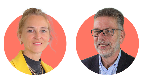 Elena Zavlaris und Winfried LeitkeÖffnet Seite: „Immer menschlich. Immer für dich da.“ Berliner Jobcenter präsentieren sich in neuem Licht