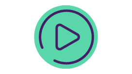 Ein grüner Play Button OeffnetSeiteVideo zum digitalen Tag der Jobcenter