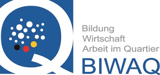 Logo „Bildung, Wirtschaft, Arbeit im Quartier (BIWAQ)“Öffnet Seite: ESF-Bundesprogramm „Bildung, Wirtschaft, Arbeit im Quartier (BIWAQ)“