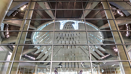 Bundesadler im Reichstagsgebäude.Öffnet Seite: Bundestag beschließt Bürgergeld