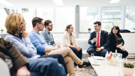 Bundesminister Hubtertus Heil zu Besuch im Jobcenter Kiel